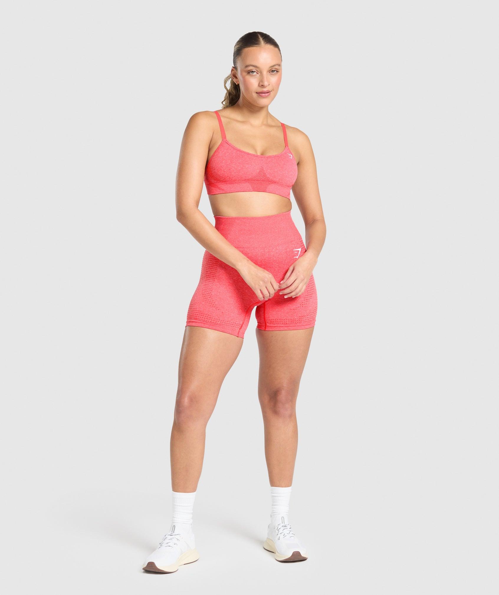 Gymshark Vital Shorts - Coral Red Marl Female Product Image