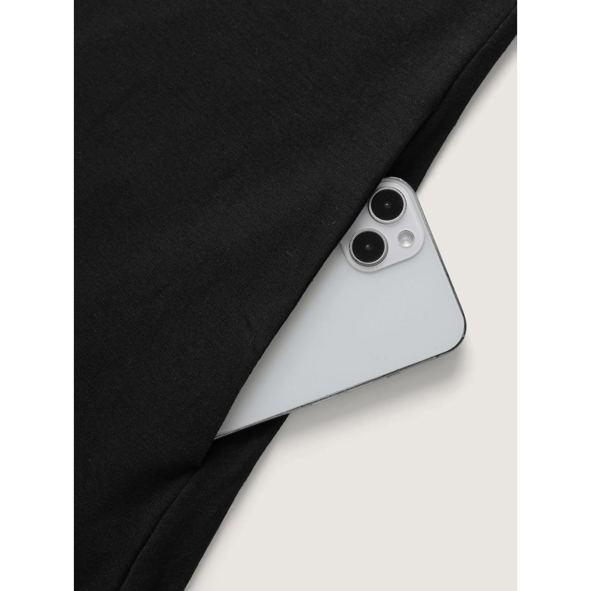 Plus Size Spooky Skull Supersoft Tunic Mini Dress Black Women Playful Non Knit Dresses Bloomchic 22-24/3X Product Image