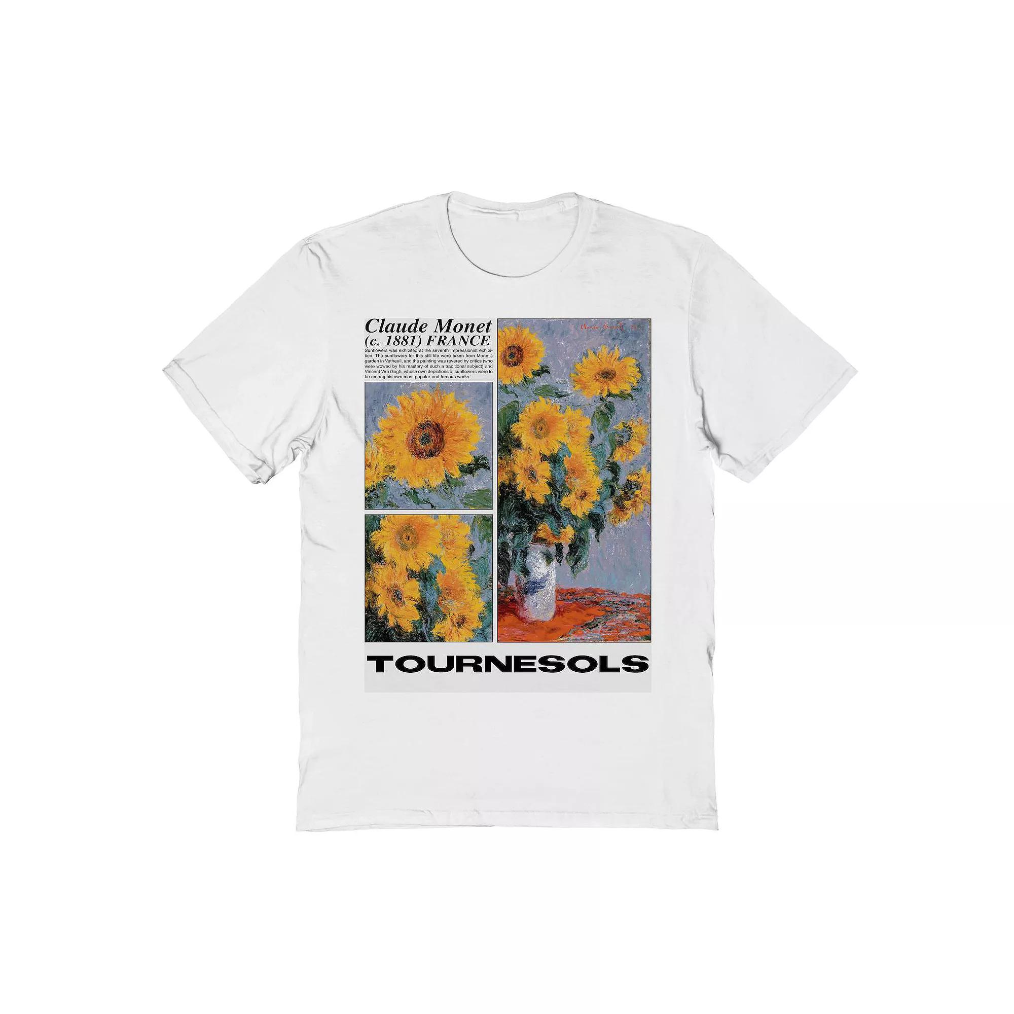 Men's Fine Art - Tournesols Graphic Tee, Size: Medium, White Product Image
