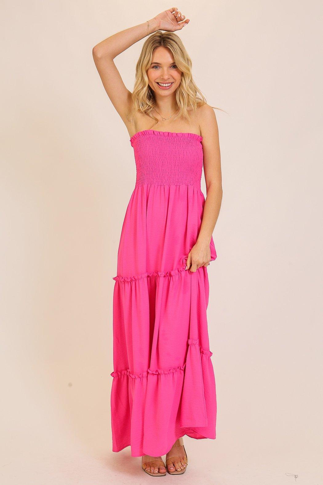 Tube Top Maxi Dress Product Image