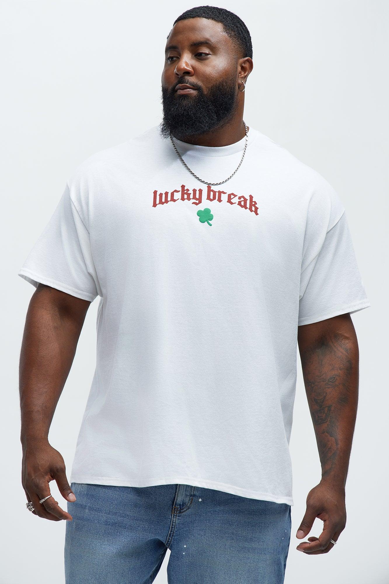 Lucky Break Short Sleeve Tee - White Product Image