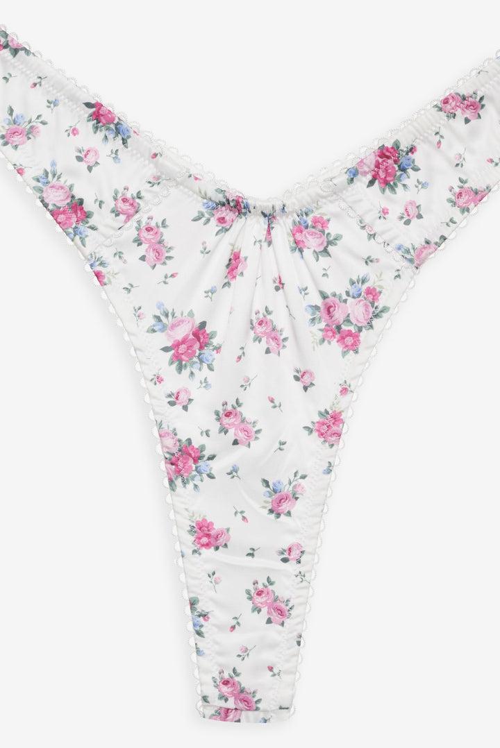 Thats Amore Thong Panty — White Product Image