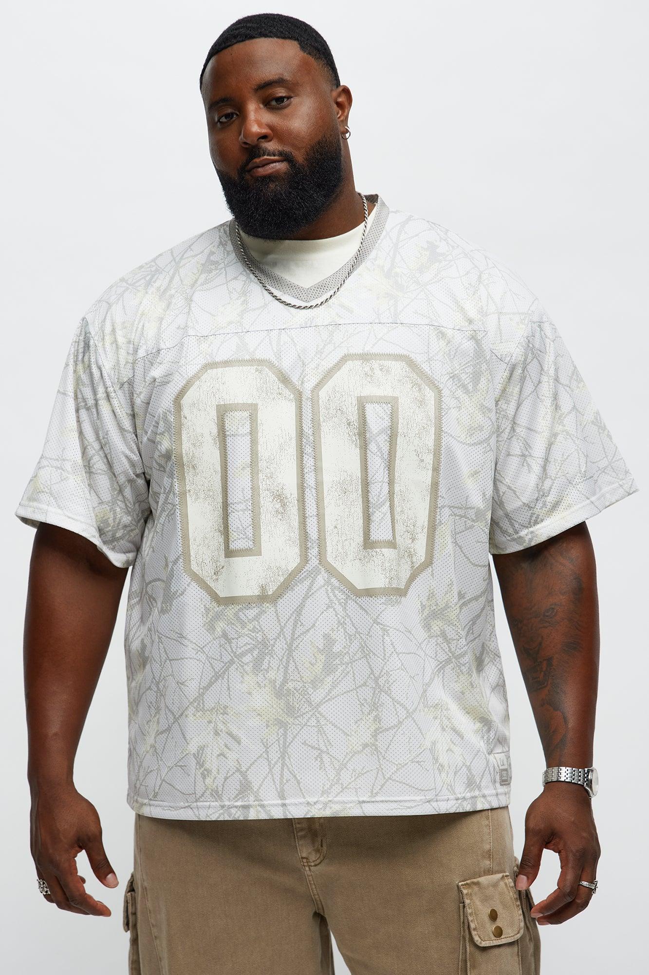 Short Sleeve Camo Jersey - Cream Male Product Image