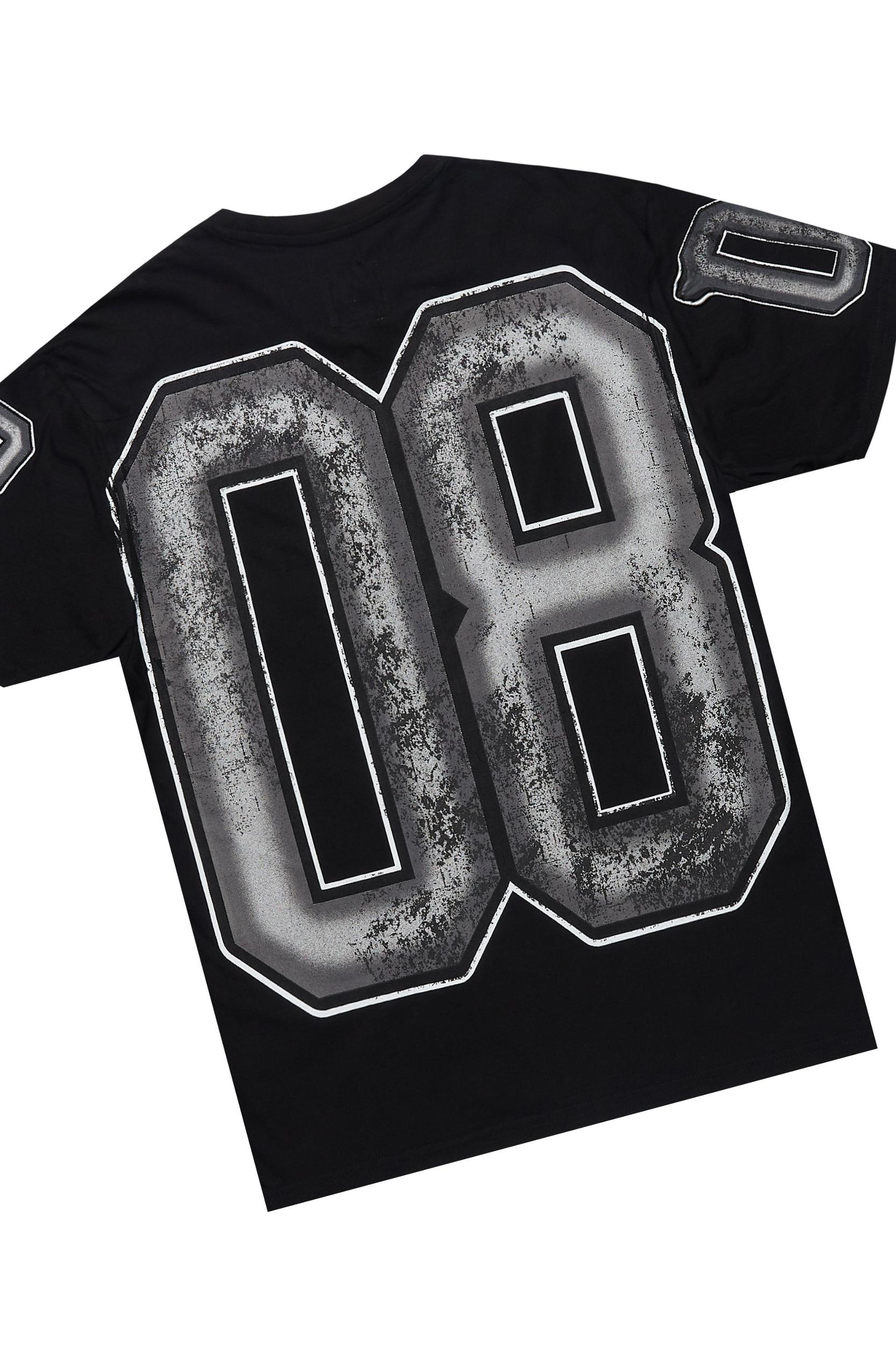 Fields Black/Grey T-Shirt Short Set Male Product Image