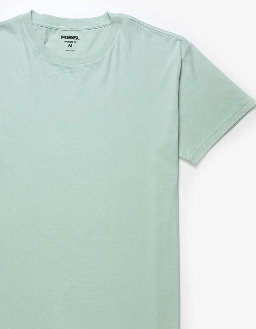 RSQ Mens Oversized Solid Tee - MINT Product Image