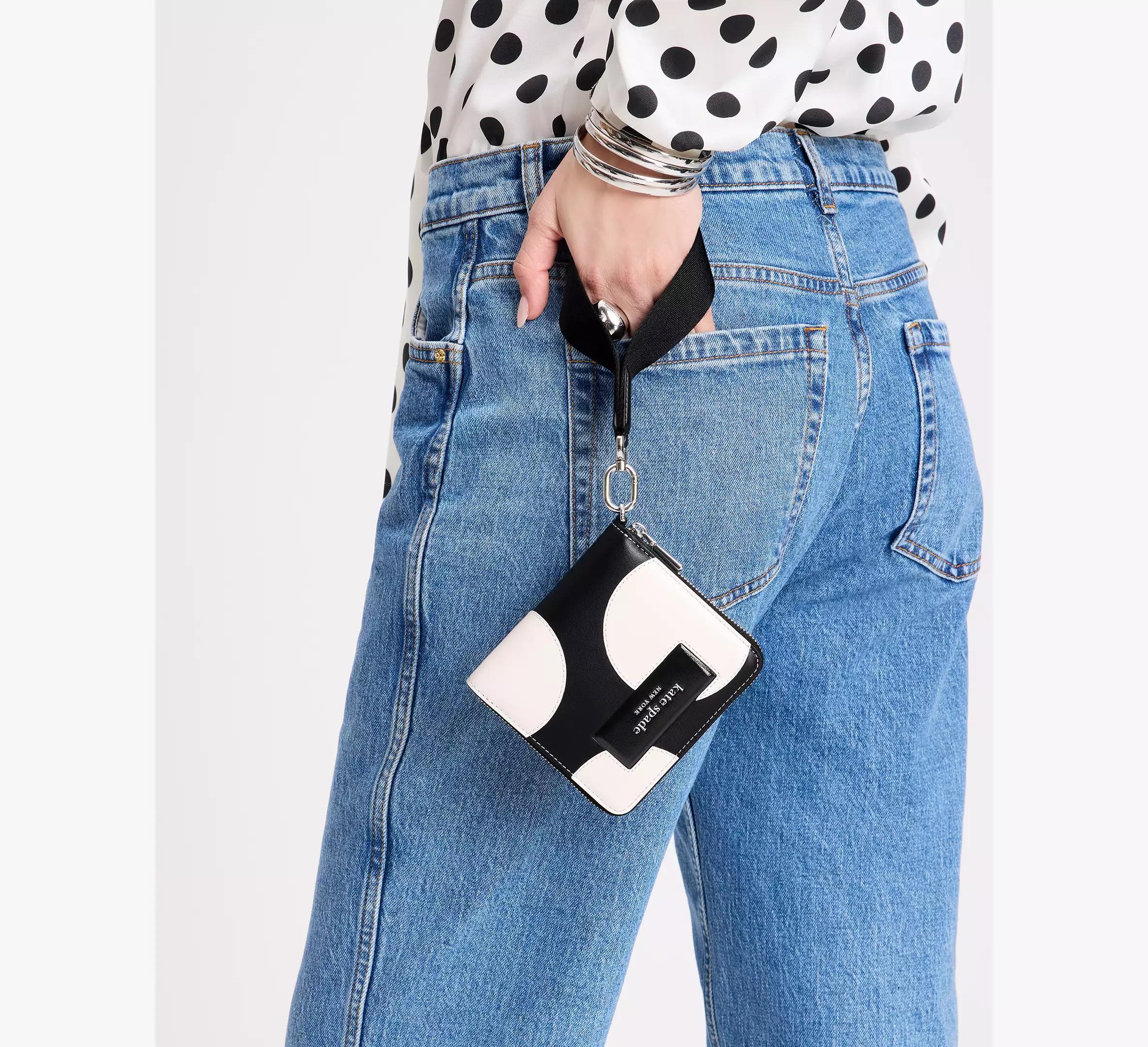 Label Small Compact Webbed Wristlet Product Image