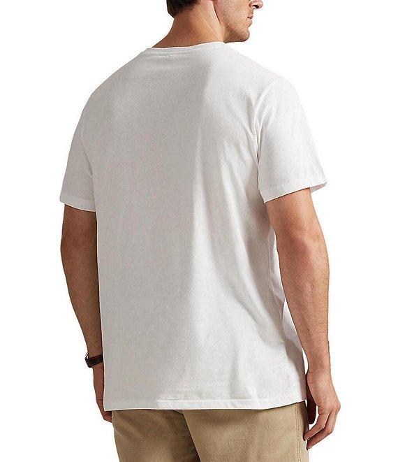 Polo Ralph Lauren Big & Tall Classic Fit Short Sleeve Cotton Jersey V-Neck T-Shirt Product Image