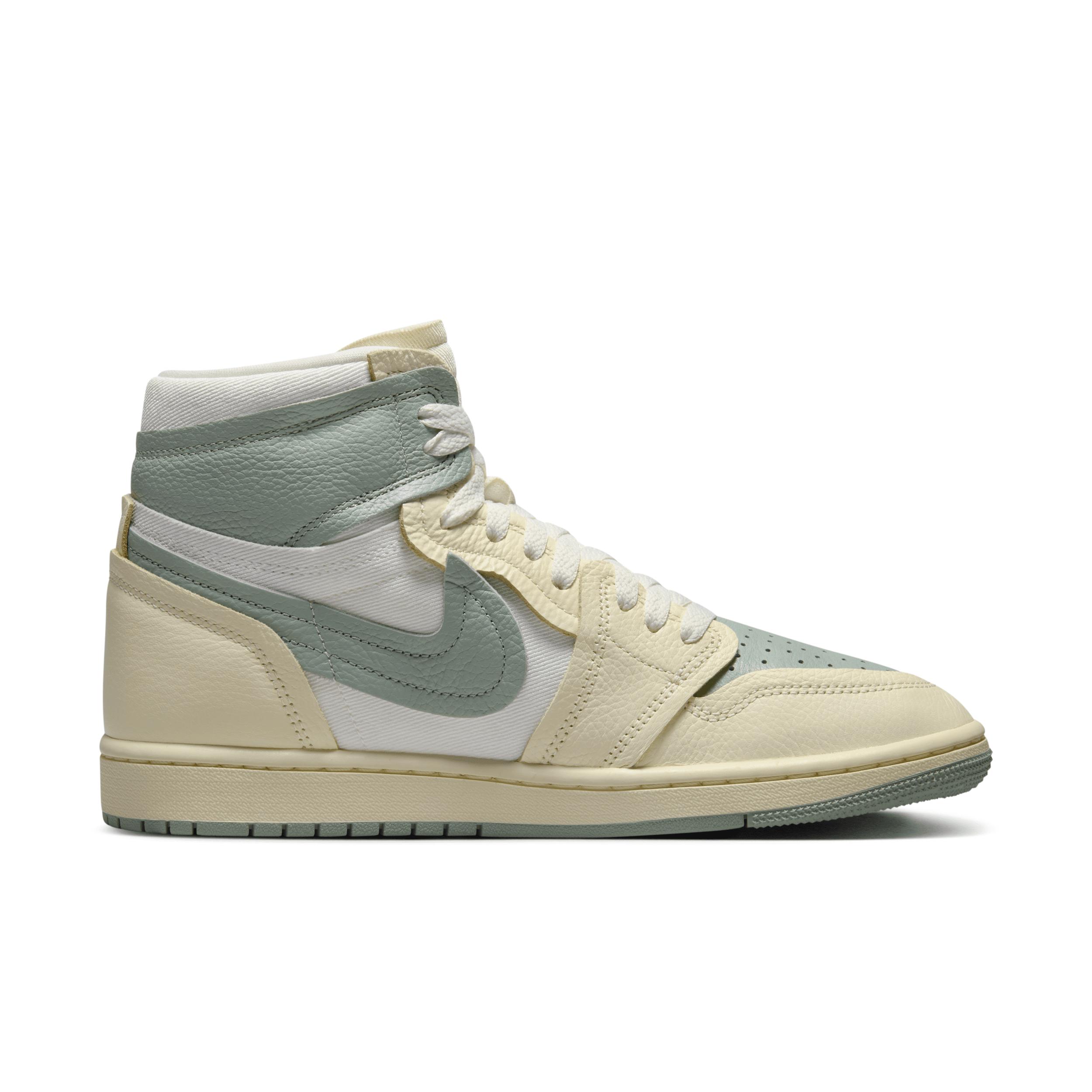 Jordan Womens Jordan Air Jordan 1 MM High - Womens Shoes Legend Sand/Jade Product Image