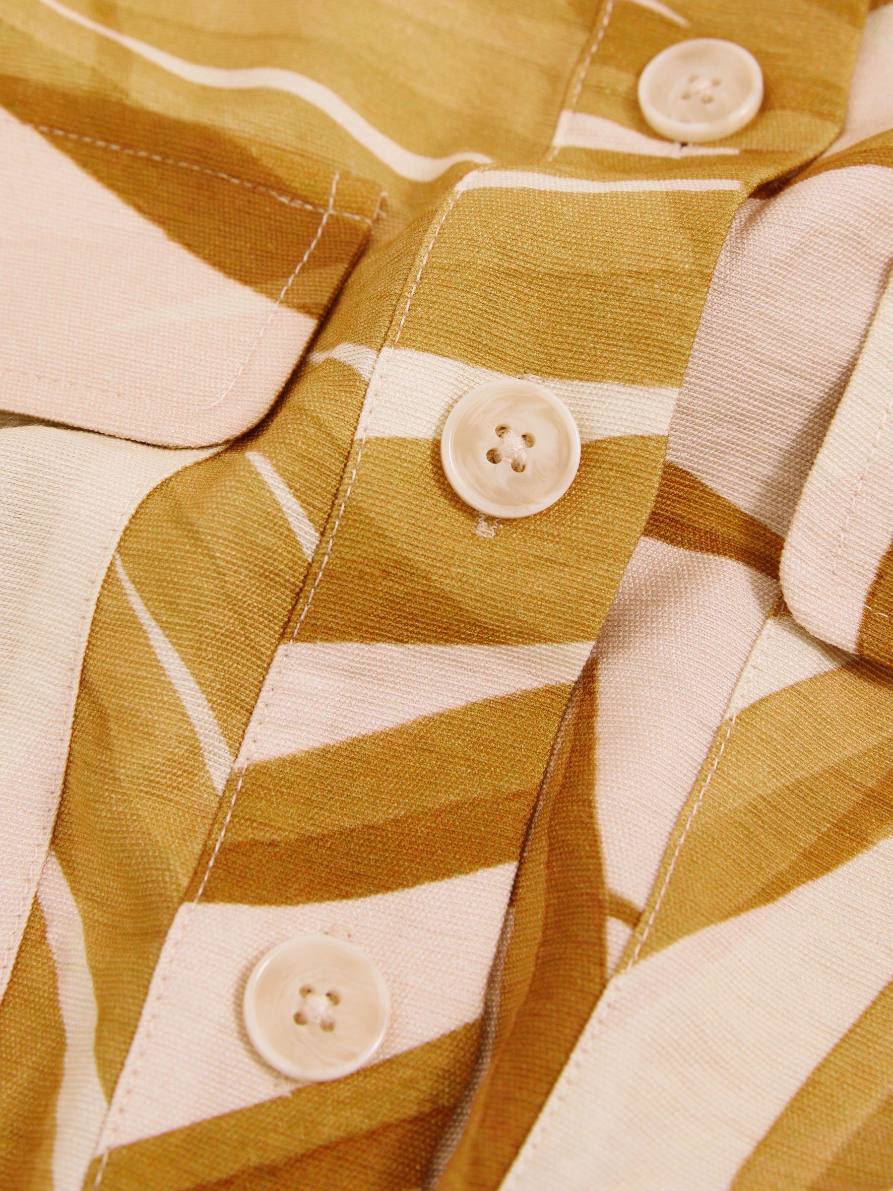 Palm Print Shirt in Neutral Product Image