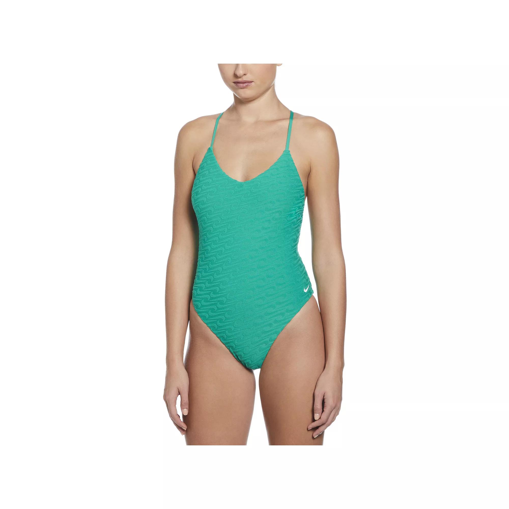 Women's Nike Swoosh Link Y-Back One-Piece Swimsuit,  Product Image