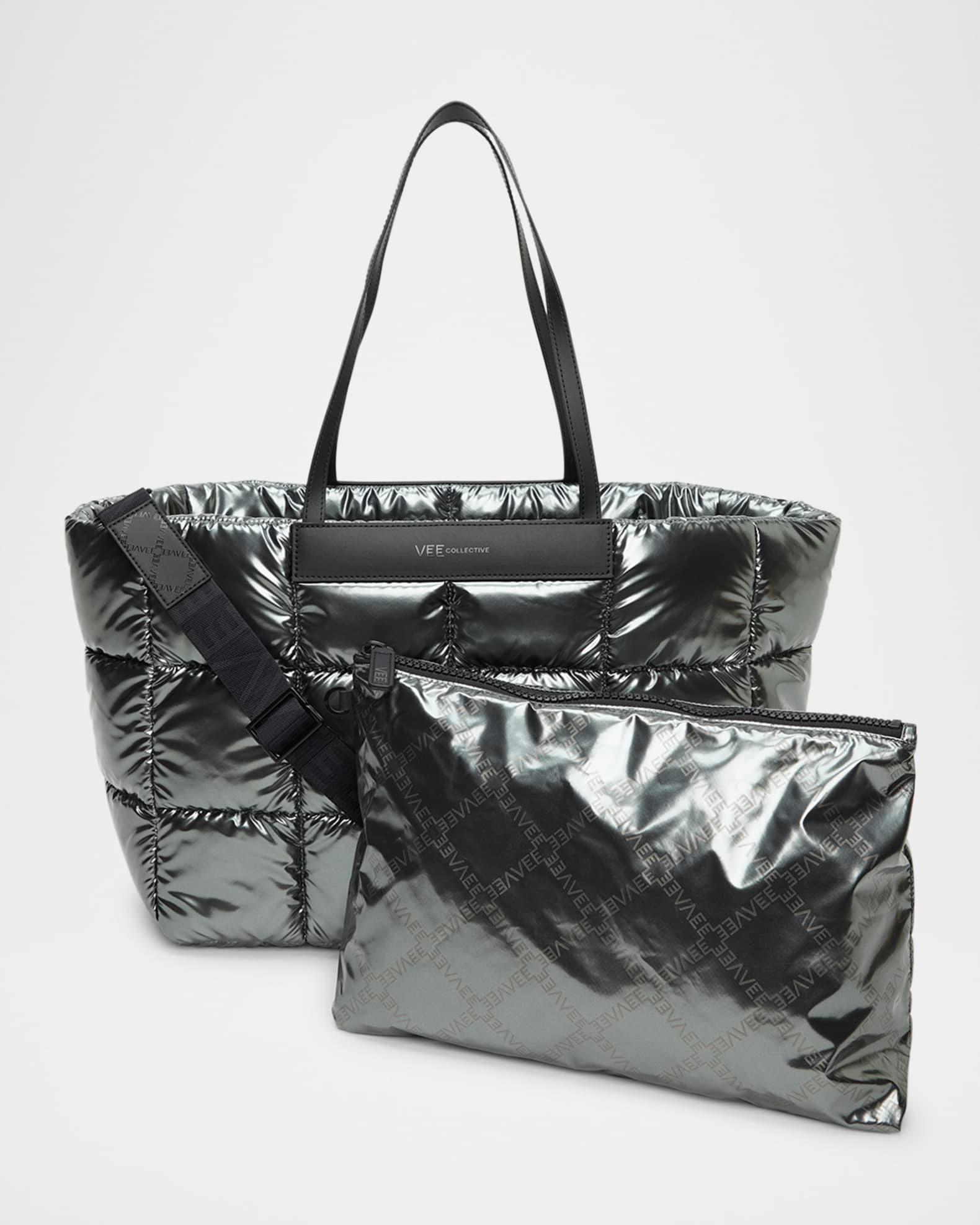 Porter Marche Quilted Shiny Nylon Tote Bag Product Image