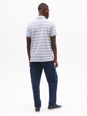 Regular Fit Stripe Wicking Polo Product Image