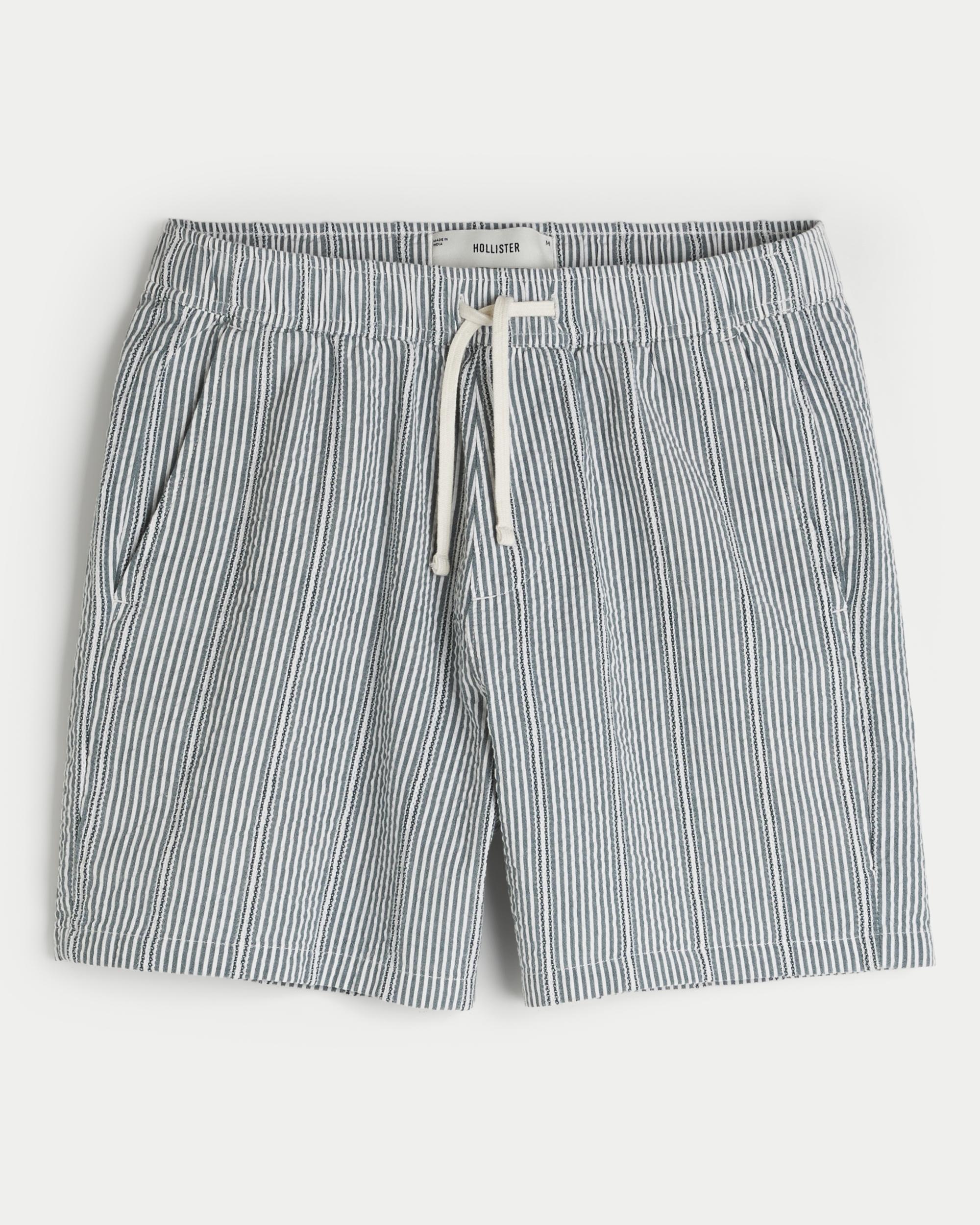 Mid-Thigh Twill Pull-On Shorts Product Image