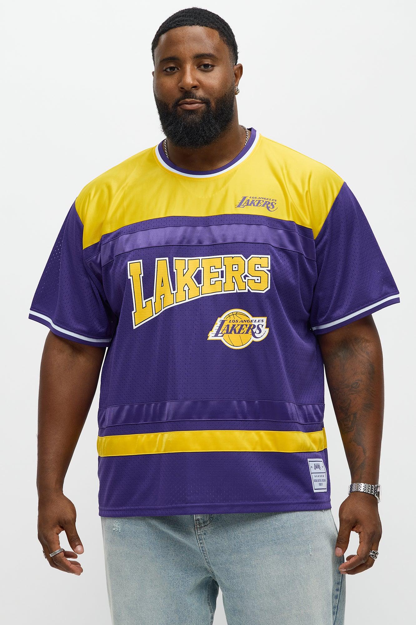 Lakers Regular Fit Basketball Tee - Purple Male Product Image