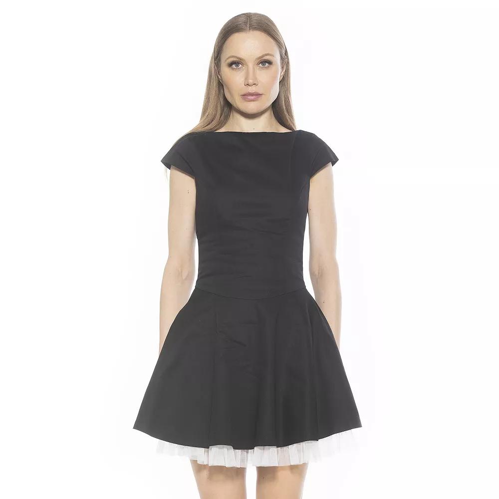 Women's ALEXIA ADMOR Aleena Short Sleeve Mini Dress,  Product Image