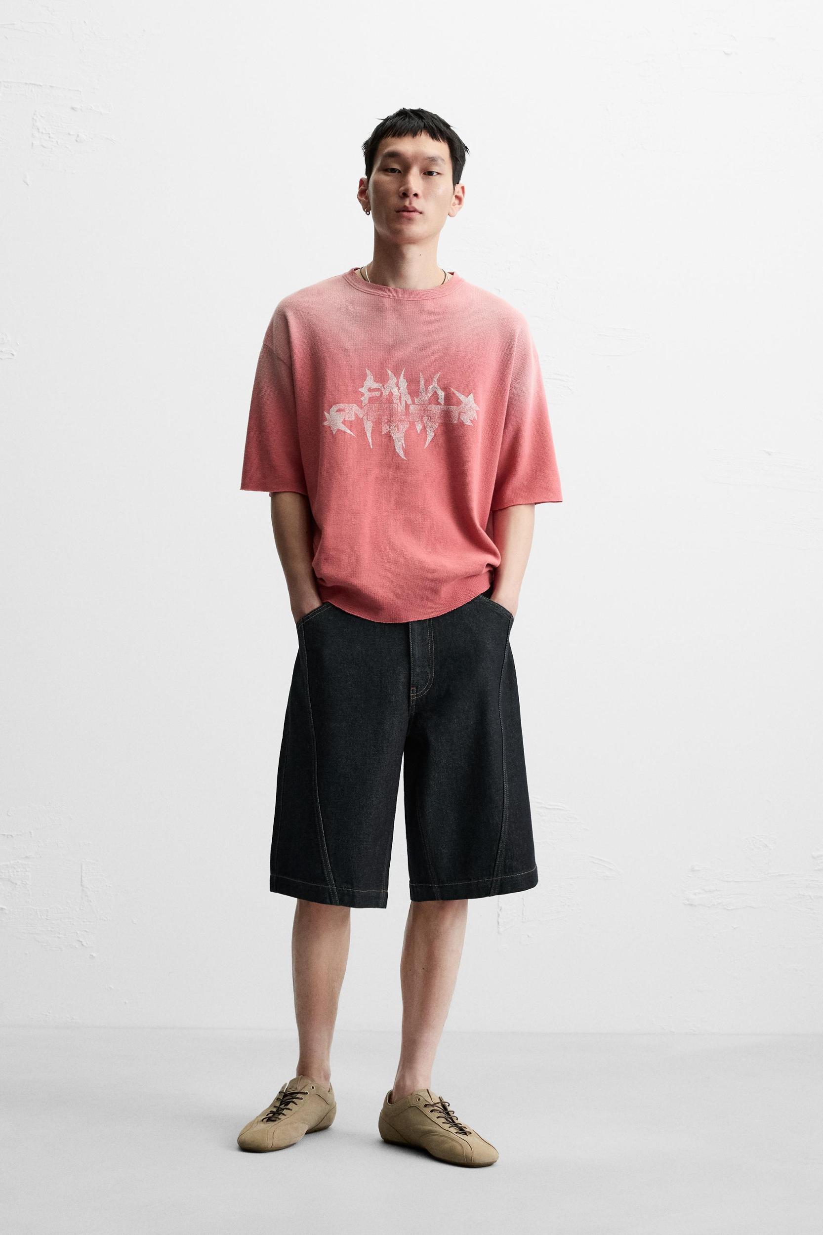 BAGGY FIT DENIM SHORTS Product Image