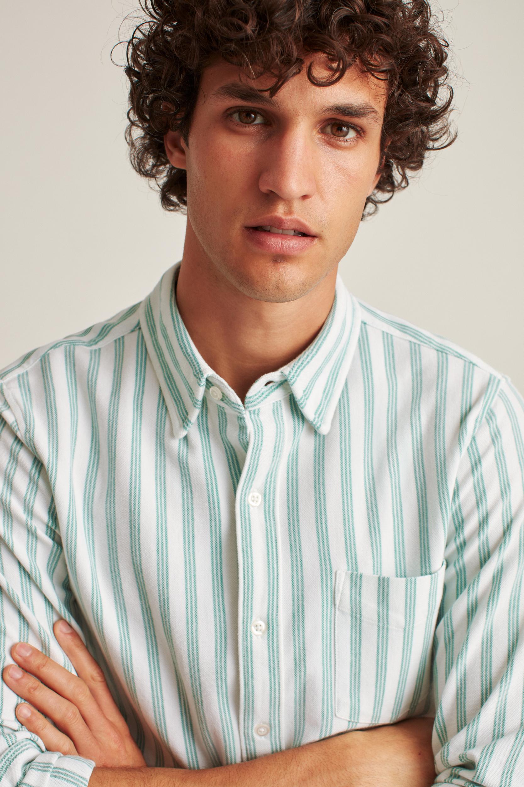 Knit Oxford Shirt Product Image