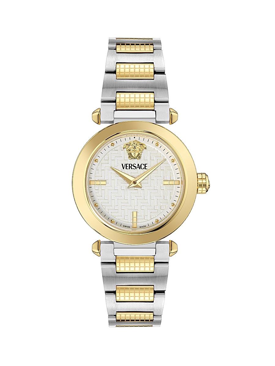 Womens Versace Greek Two-Tone Stainless Steel/35MM Product Image