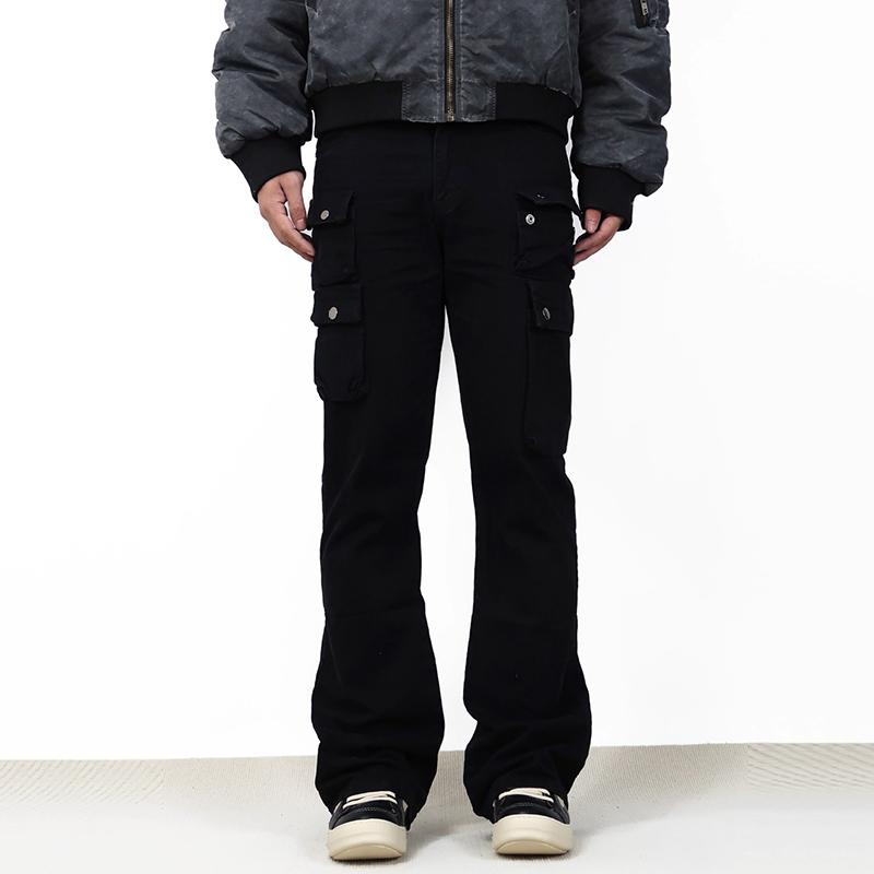 Sopula Unisex Men's Cleanfit Street Micro-Flared Cargo Pants Product Image