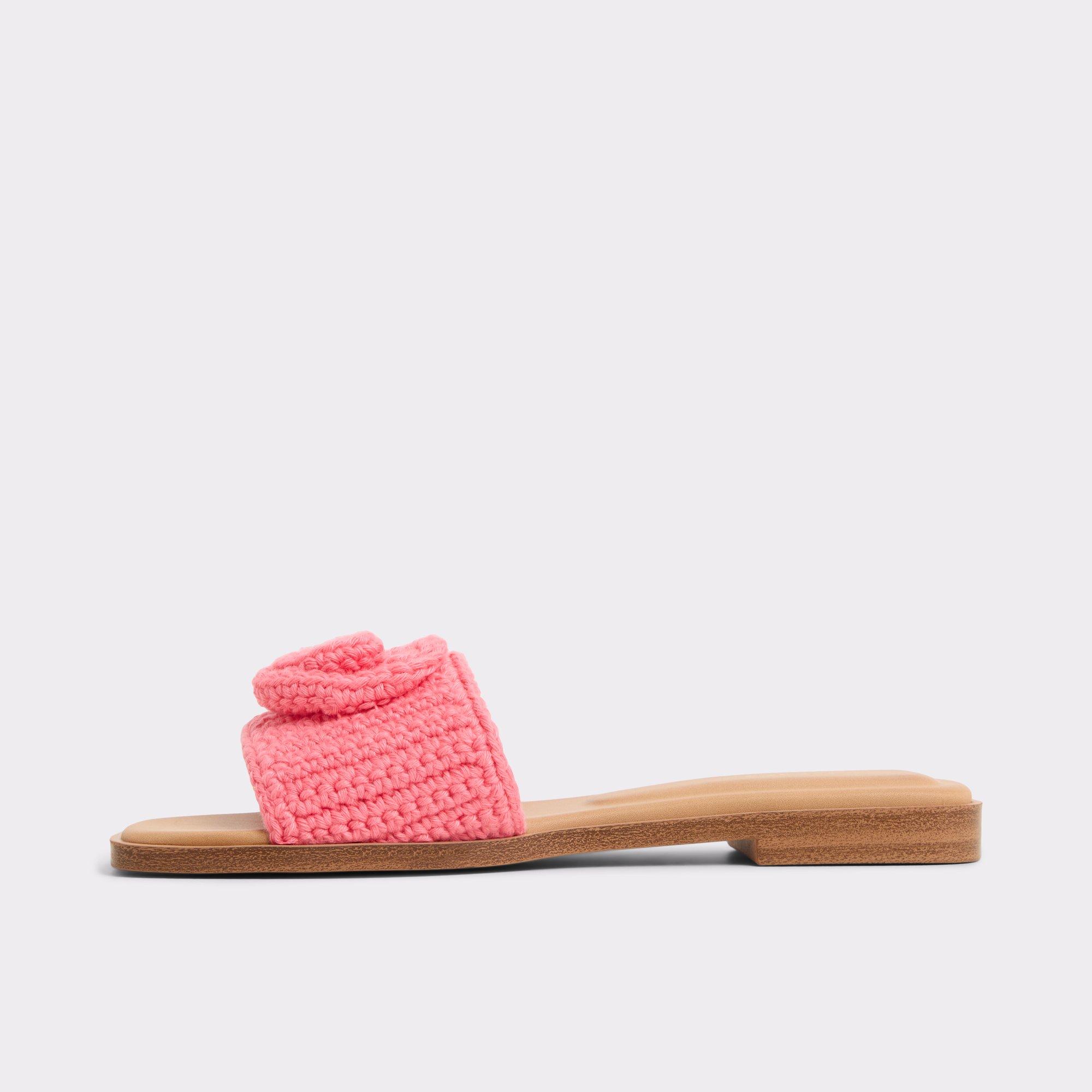 Sabbia Medium Pink Women's Flat Sandals | ALDO US Product Image