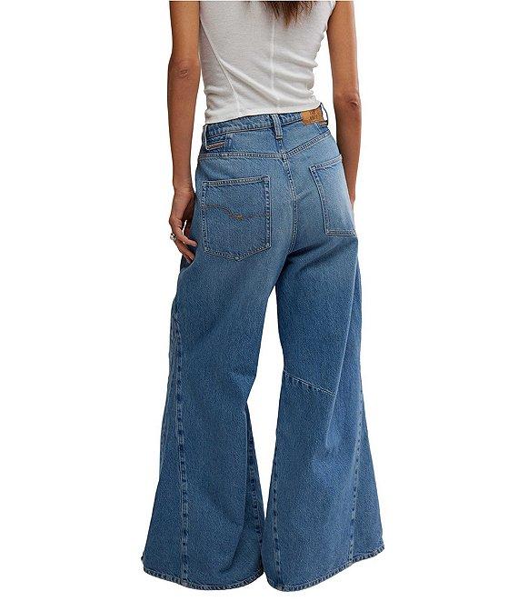 Free People We The Free Eden High Rise Slouchy Denim Flare Jeans Product Image