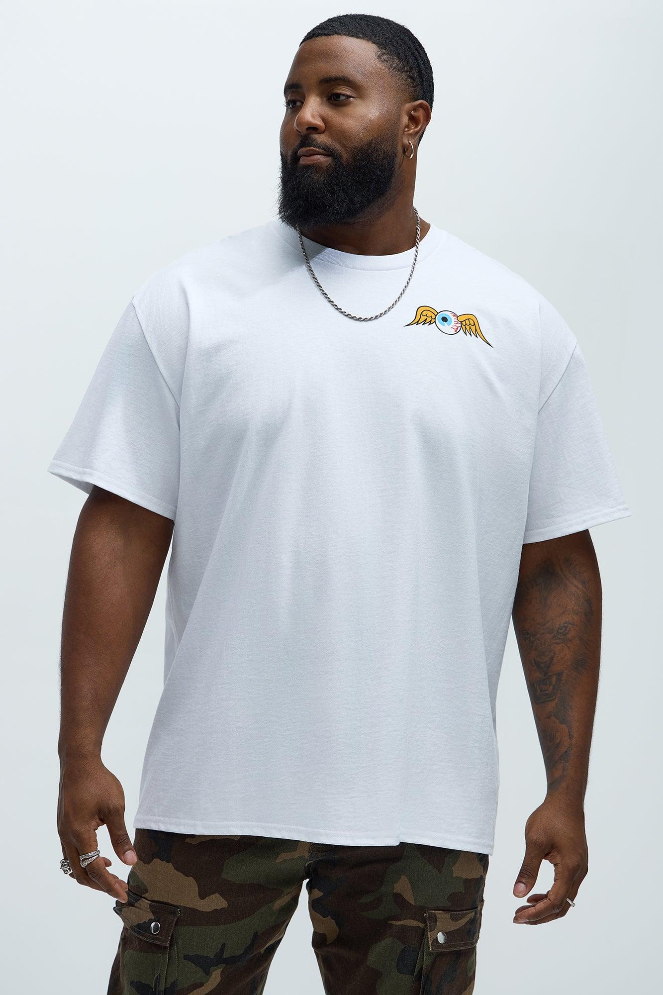 Von Dutch Flying Eyeball Short Sleeve Tee - White Product Image