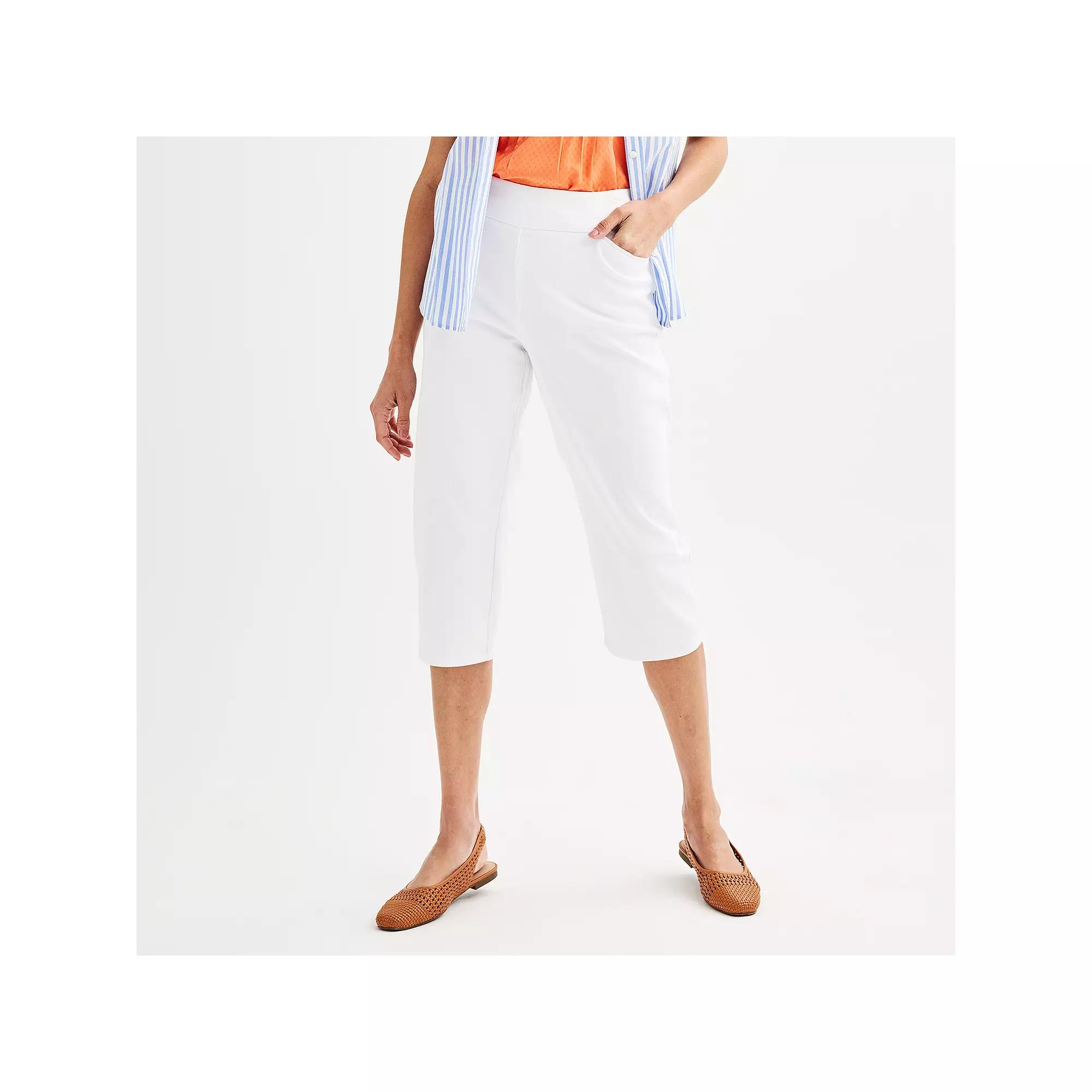 Women's Croft & Barrow® Effortless Stretch Capri Pants,  Product Image