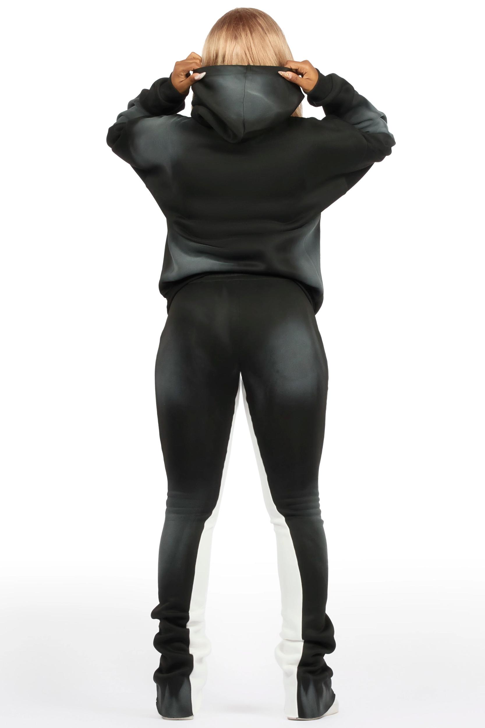 Donique Black Super Stacked Trackset Female Product Image