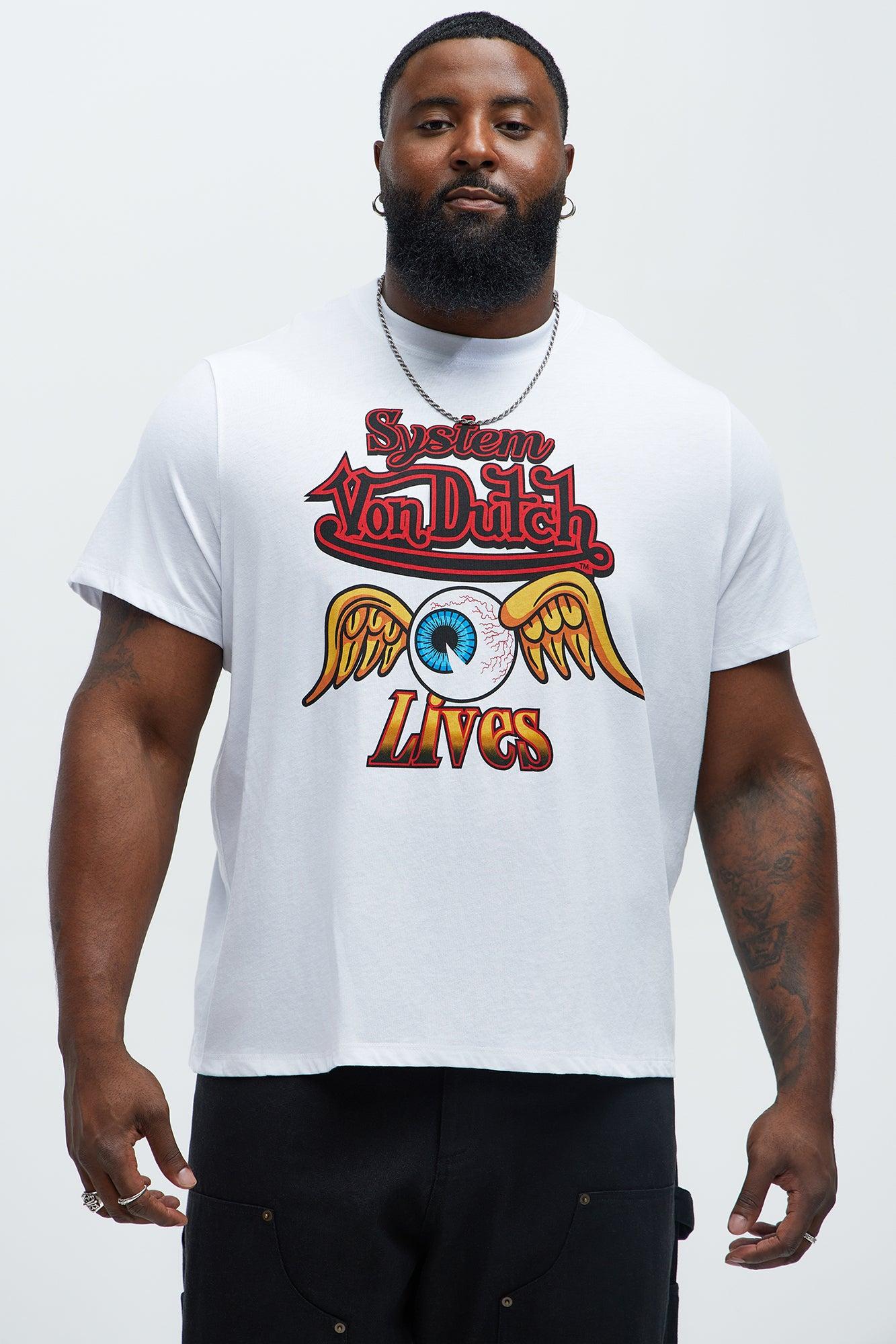 Von Dutch System Lives Short Sleeve Tee - White Product Image