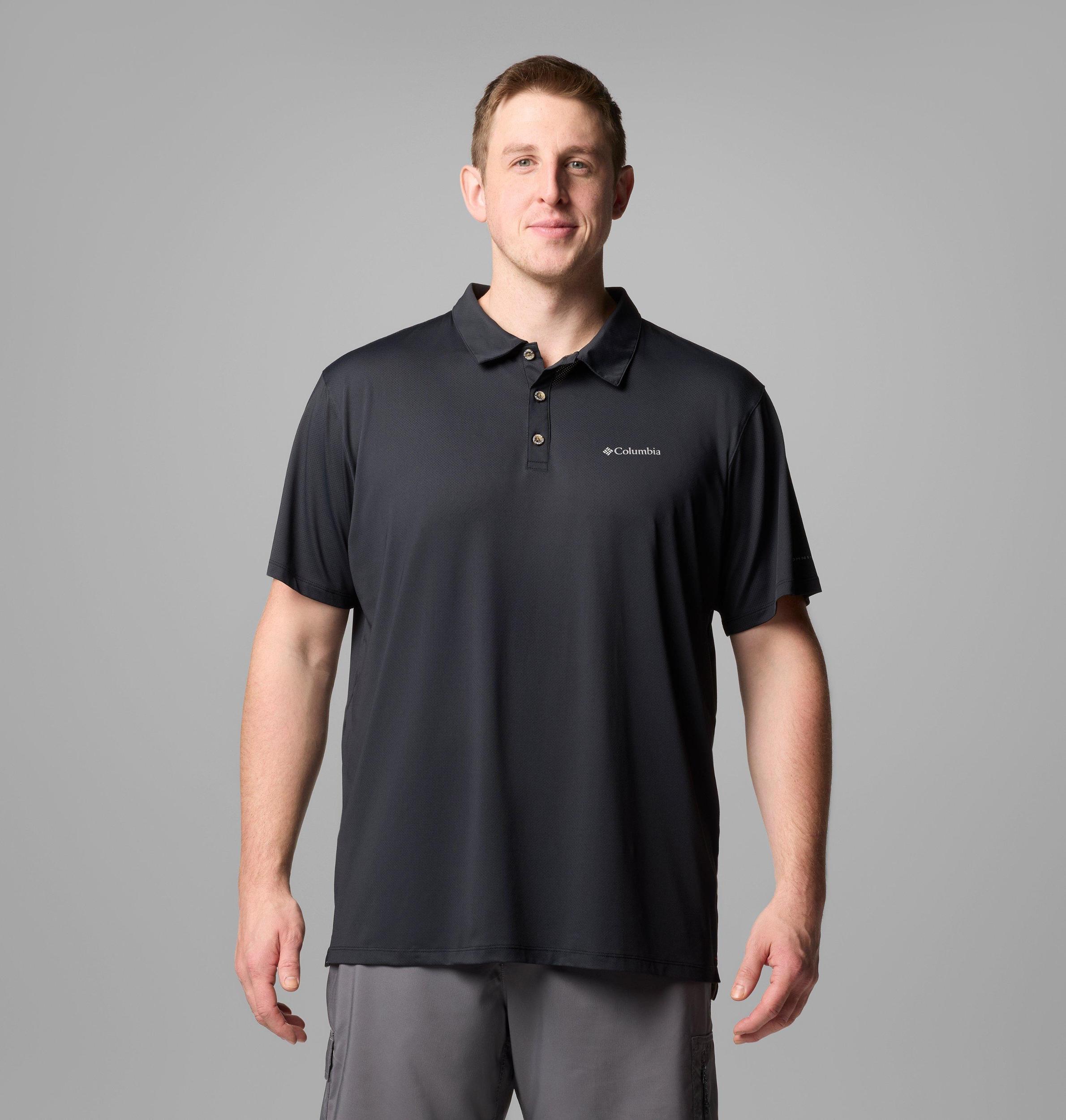 Columbia Mens Tech Trail Utility Polo - Big- Product Image