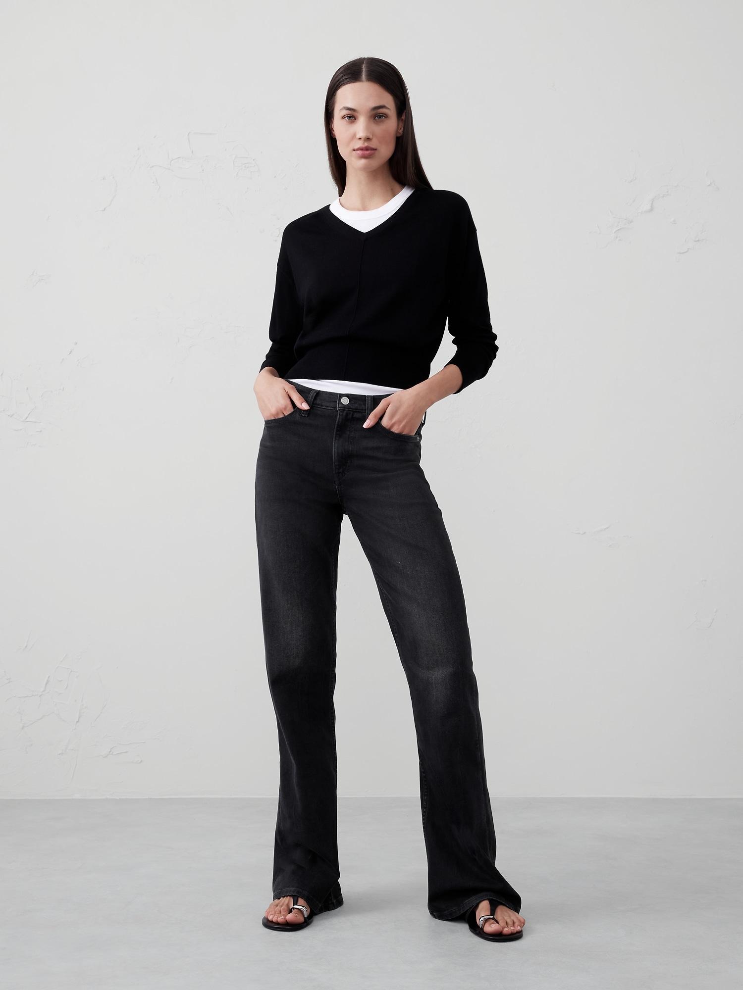 Merino Wool V-Neck Sweater Product Image