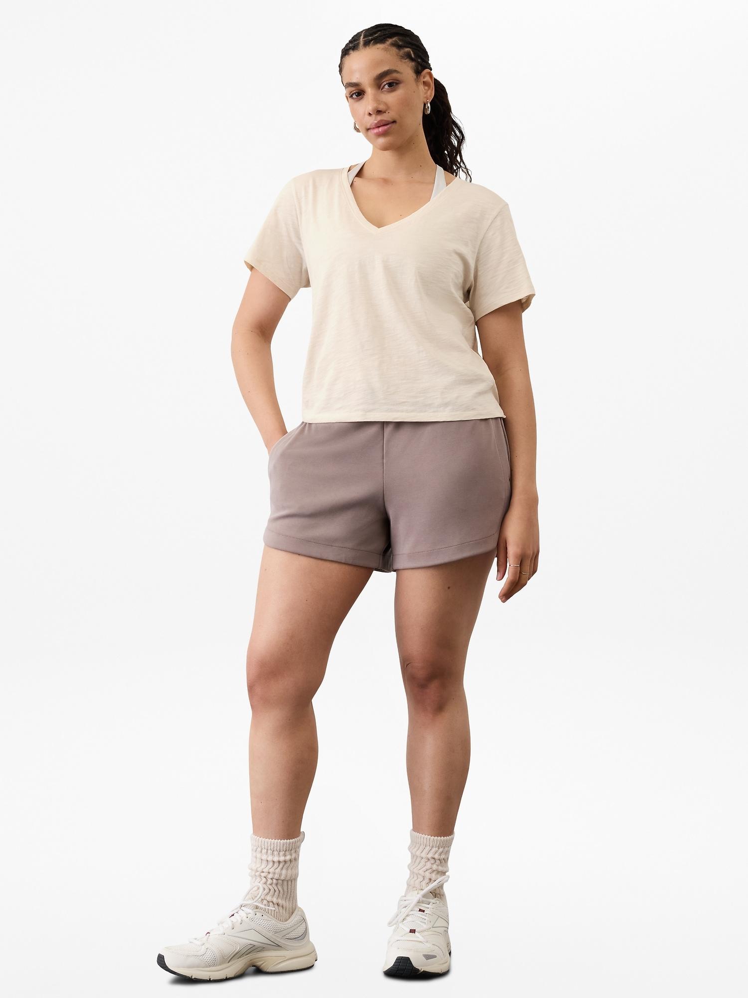 Essential Slub V-Neck Tee Product Image