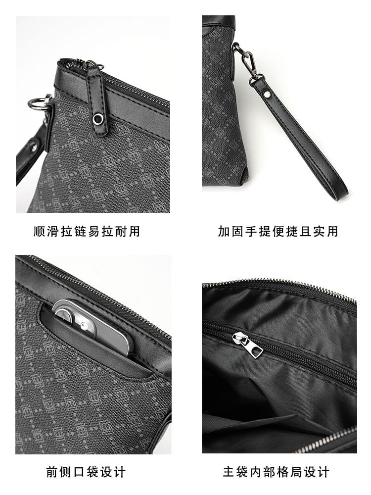 Patterned Faux Leather Clutch Product Image