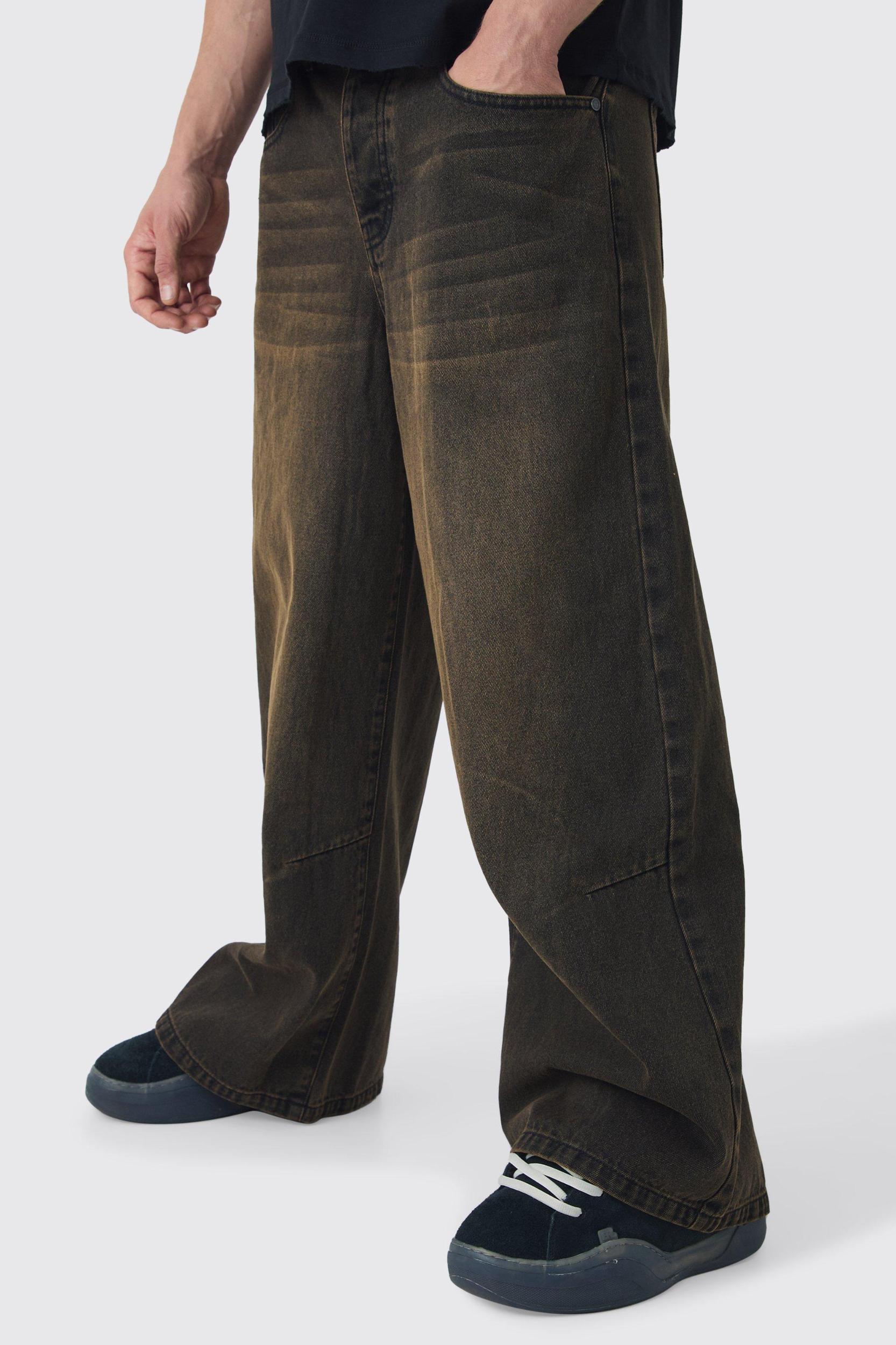 Adjustable Waist Extreme Baggy Jeans | boohooMAN USA Product Image