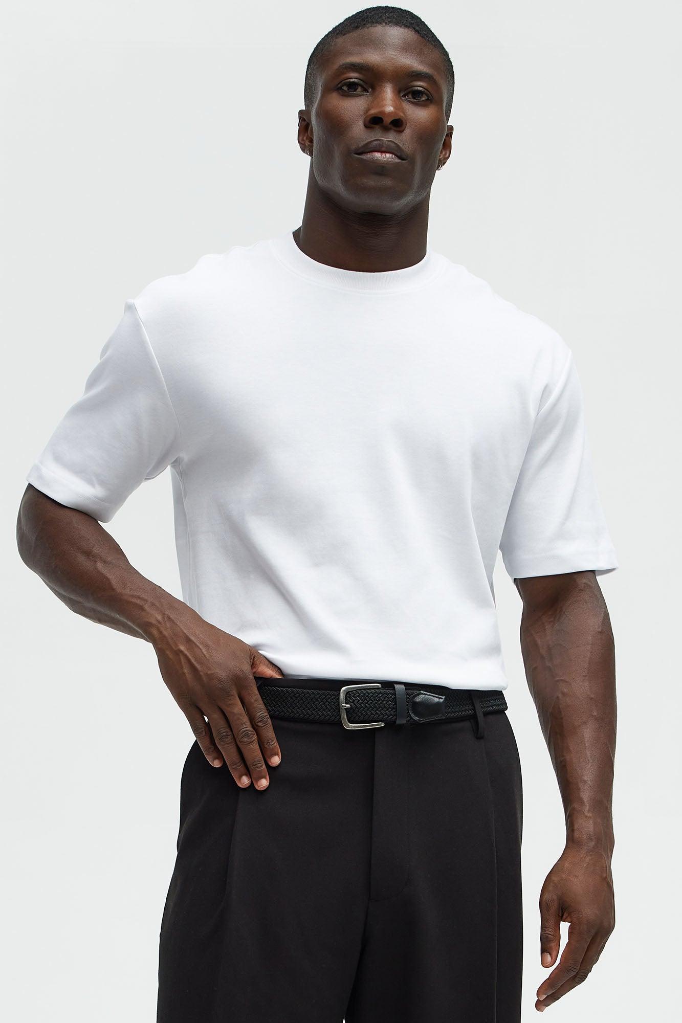 Davison Premium Short Sleeve Tee - White Product Image