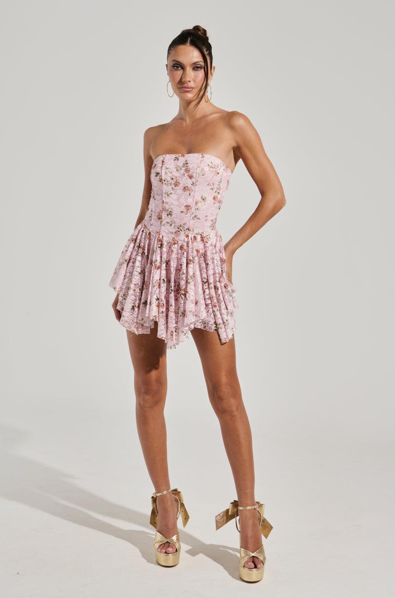 A KEEPER LACE MINI DRESS Product Image