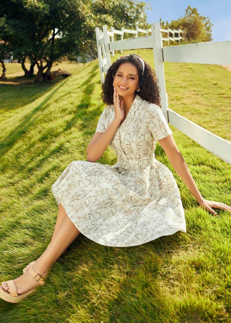 Countryside Serenade Casual Dress Product Image