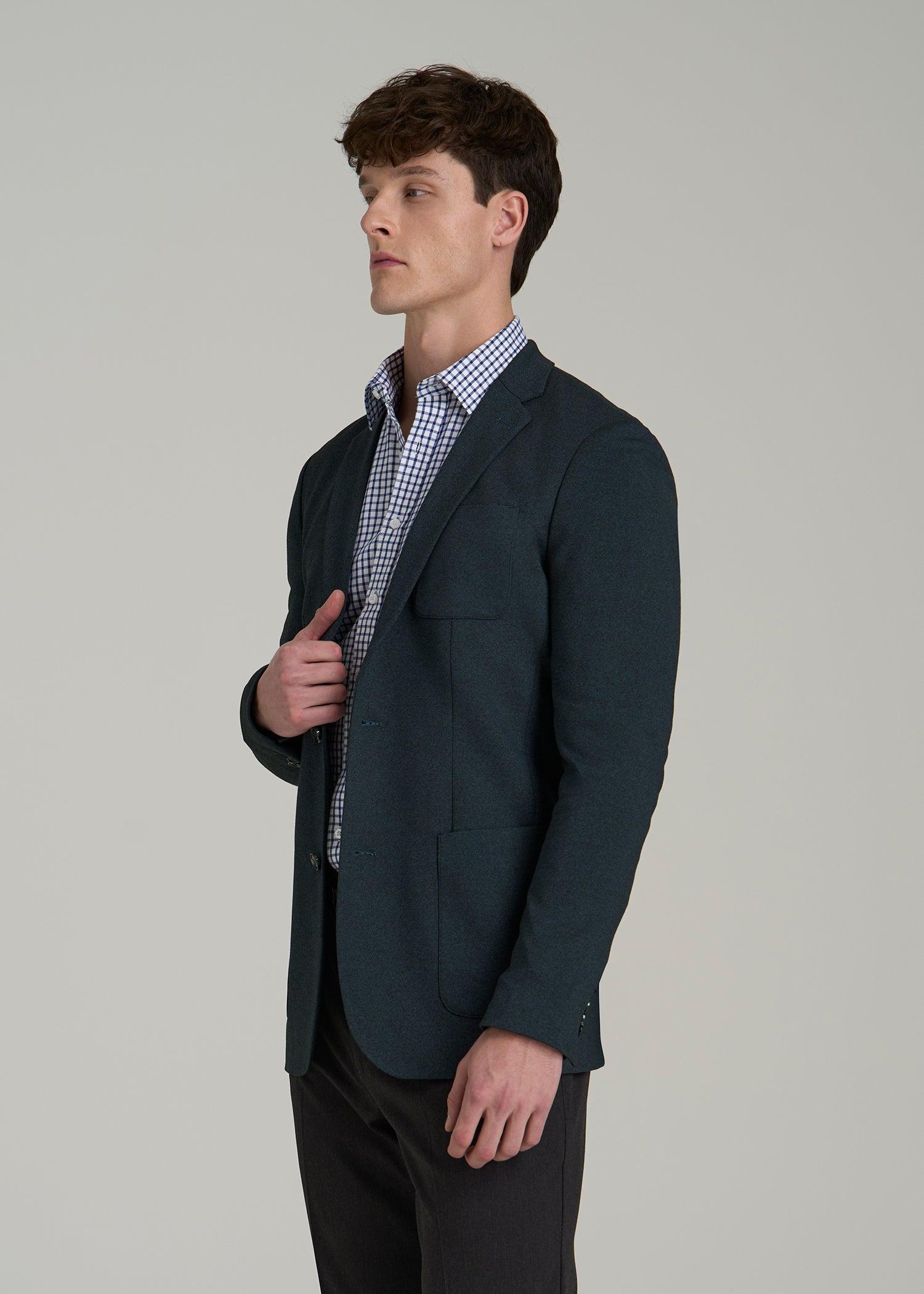 Core Blazer for Tall Men in Blue Steel Male Product Image