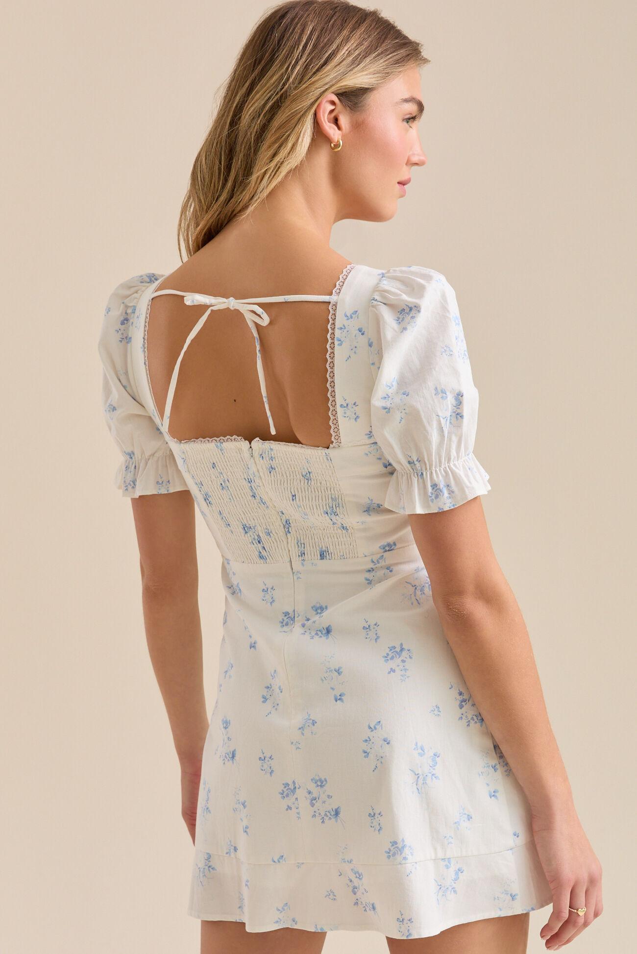 Lucia Floral Mini Dress Product Image