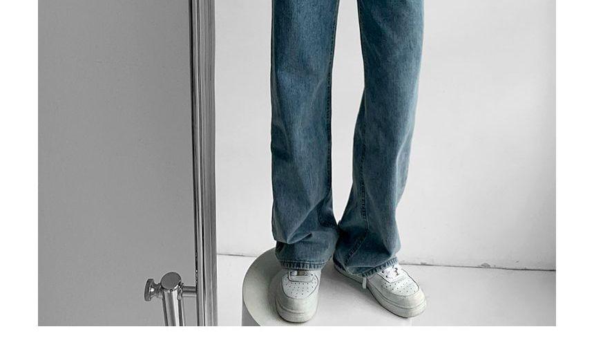 High Rise Asymmetrical Loose Fit Jeans (Various Designs) Product Image