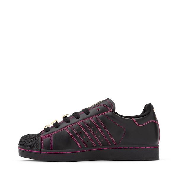 Womens adidas Superstar II Athletic Shoe - Core / Core / Gold Metallic Product Image