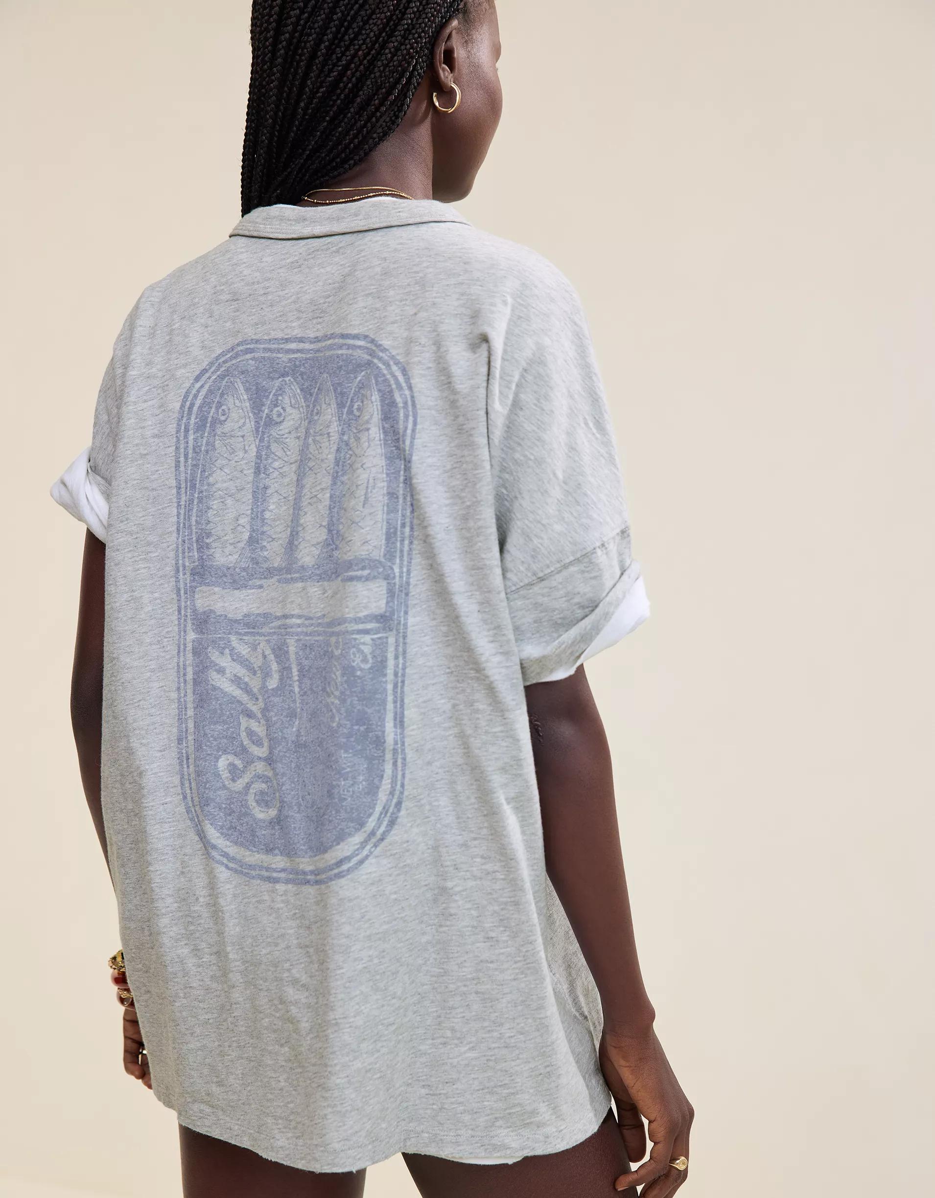 Aerie Oversized Crew Boyfriend T-Shirt Product Image