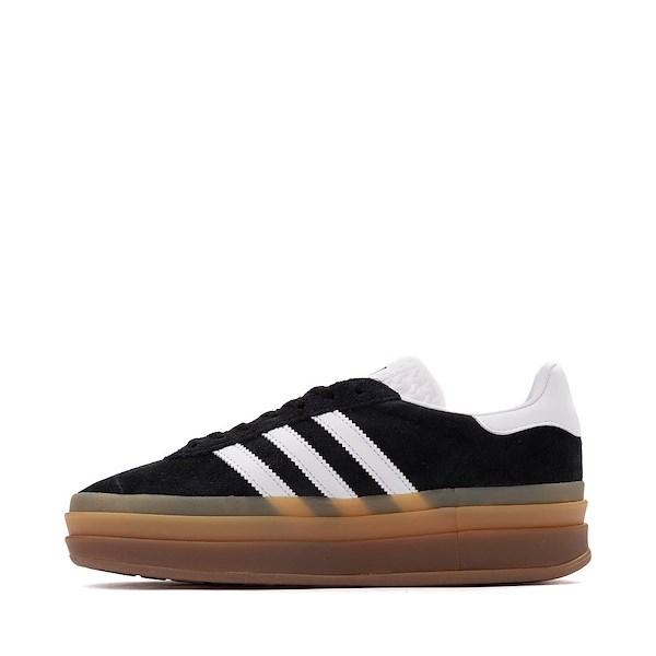 Womens adidas Gazelle Bold Athletic Shoe - Core / Cloud White Product Image