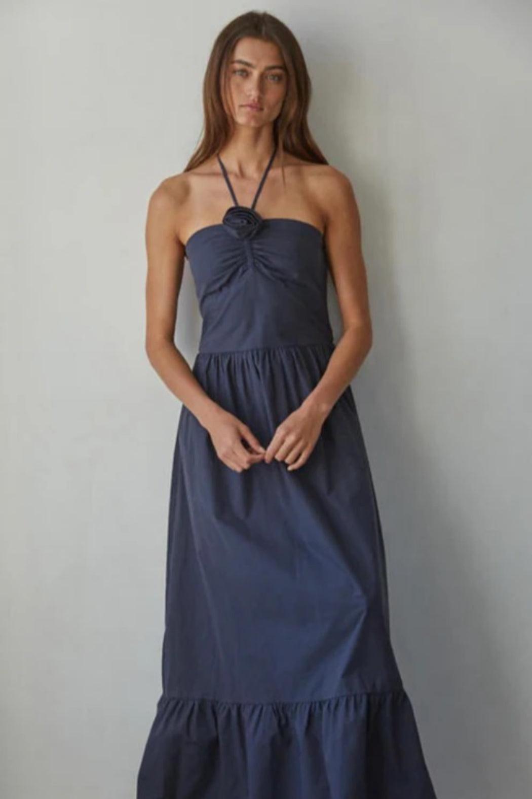 By Together Navy Rose Dress Product Image