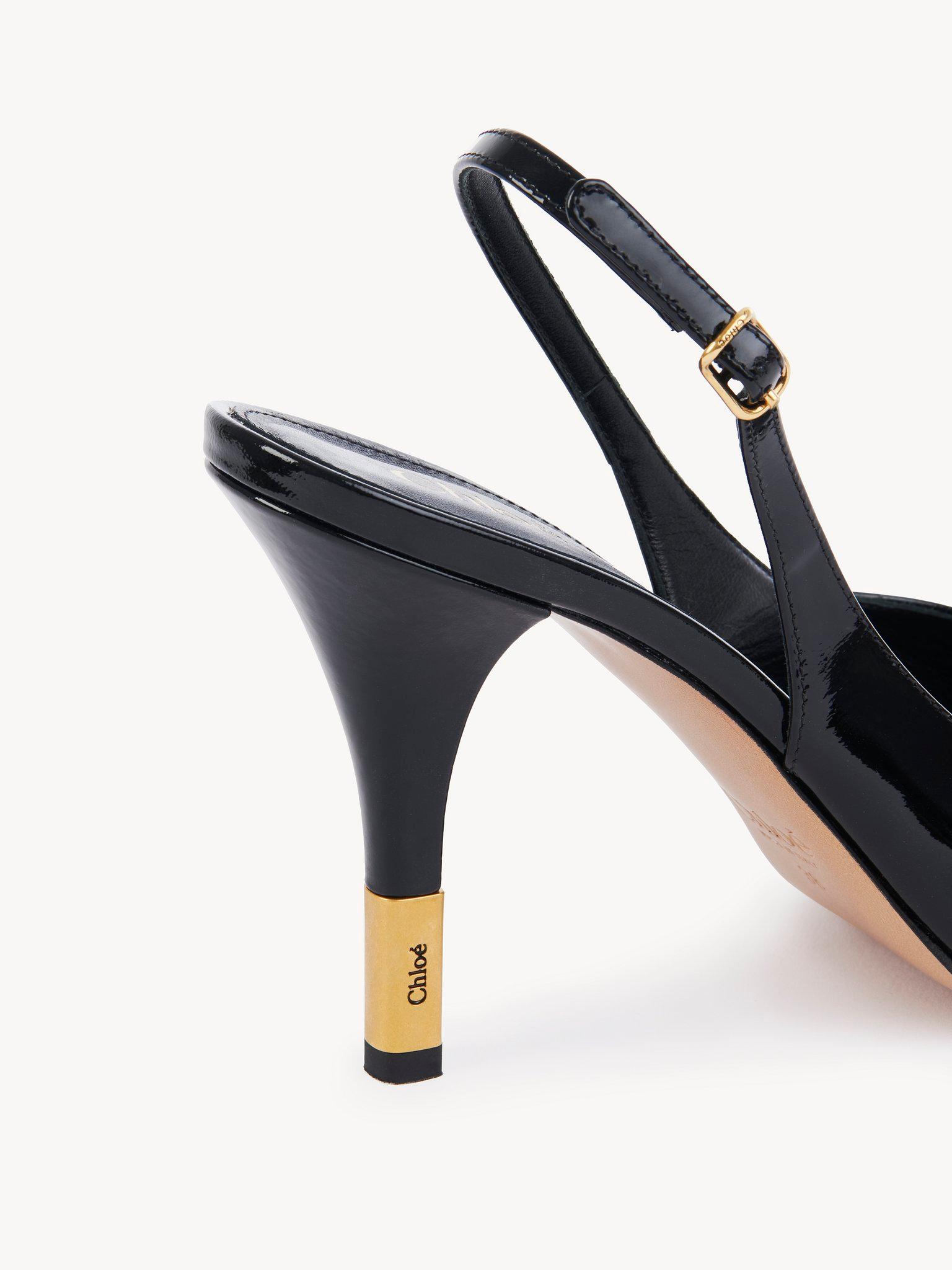 Heeled Flower Sandal Product Image