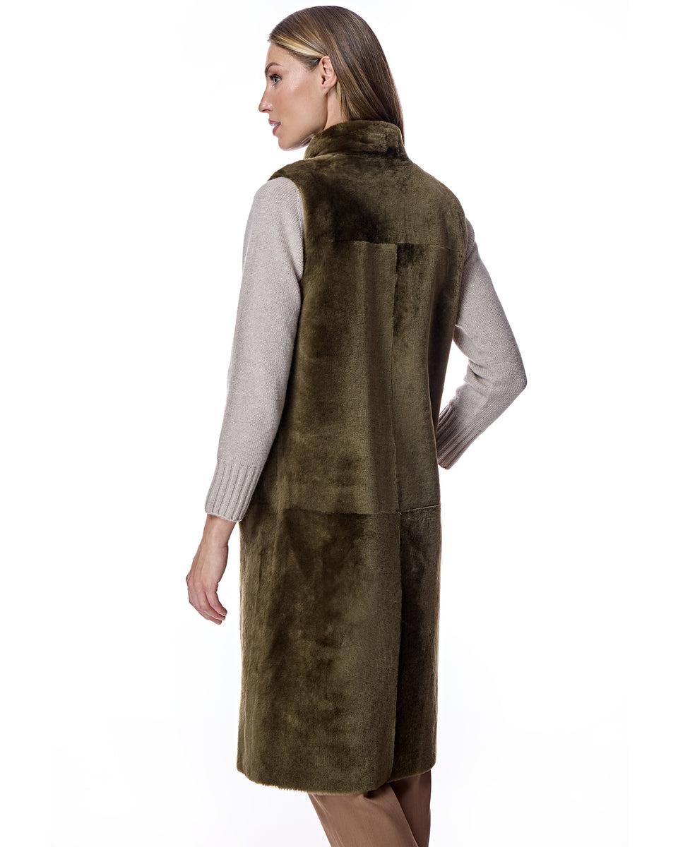 Reversible Shearling Vest Product Image