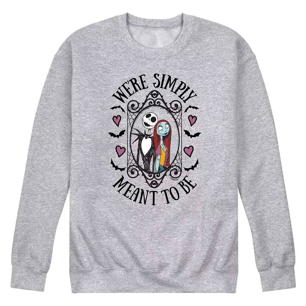 Disney's The Nightmare Before Christmas Men's Meant To Be Fleece Sweatshirt,  Product Image