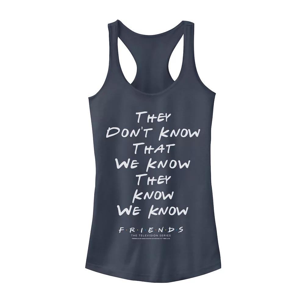 Juniors' Friends "They Don't Know" Tank Top, Girl's,  Product Image