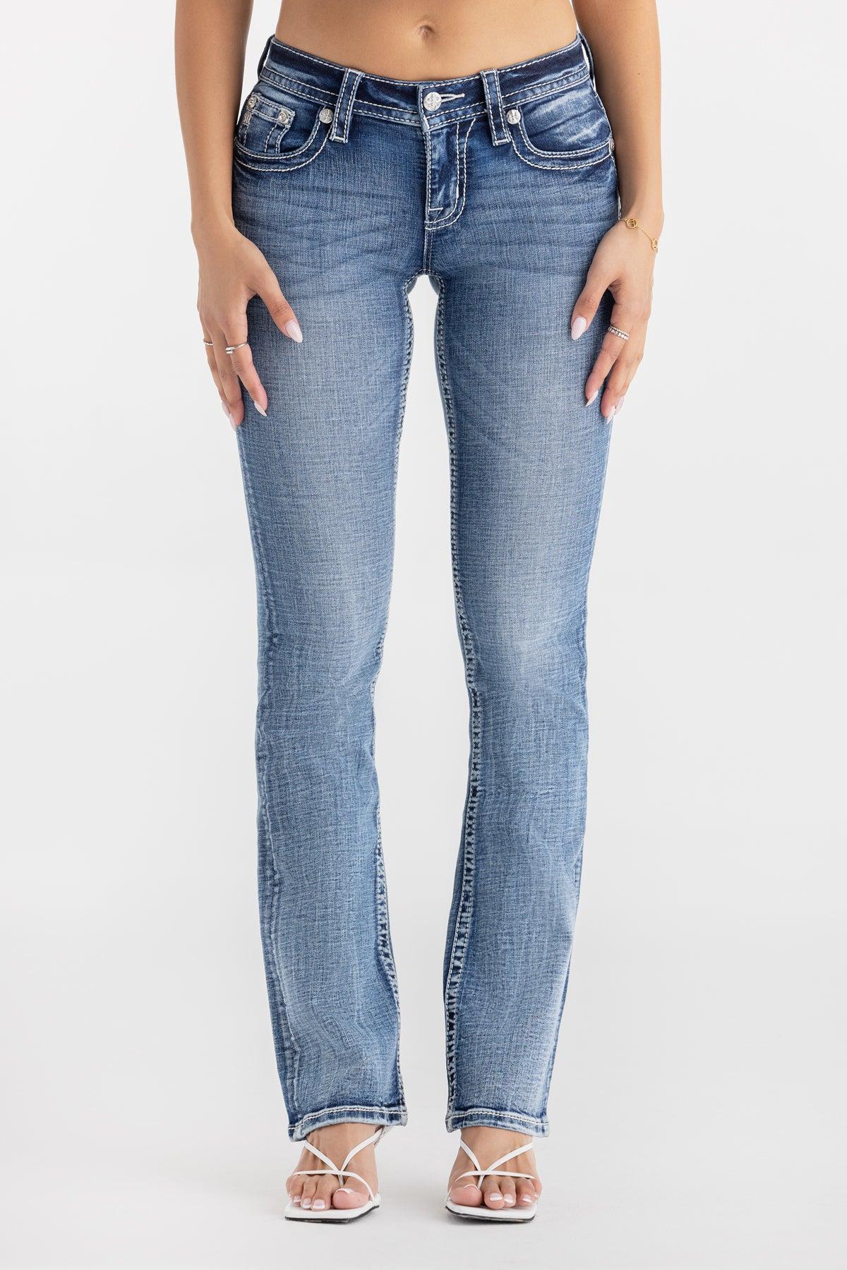 Rebel With A Cross Bootcut Jeans Product Image