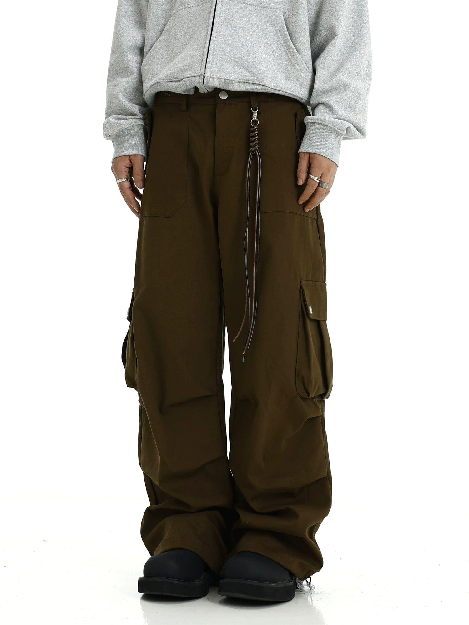 RT No. 10816 WIDE STRAIGHT CARGO PANTS Product Image